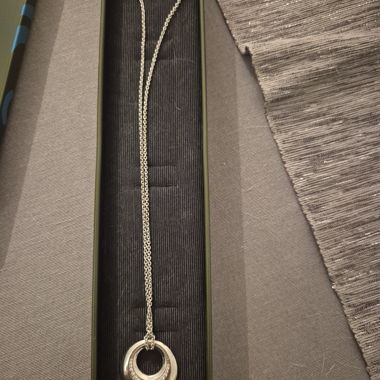 Collier pendentif argenté Esprit
