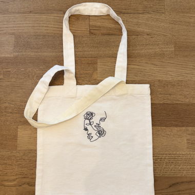 Tote bag hand Embroidered 
