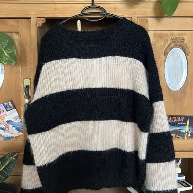 Striped Knit Sweater