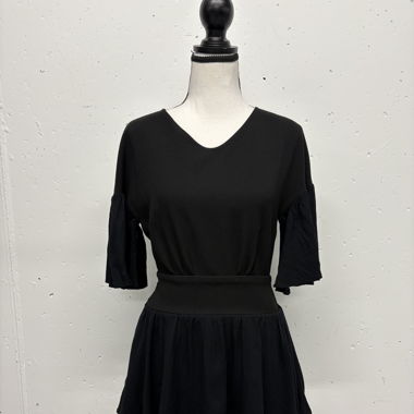 Maje kurzes Kleid Gr. 36 mit Viskose schwarz