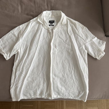 Weisses Leinenhemd von Pull&Bear