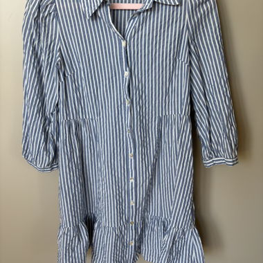 Abito camicia a righe Zara