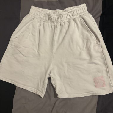 Weisse Sweatshorts