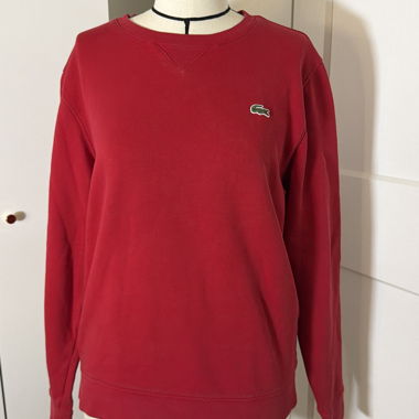 Lacoste Vintage roter Pullover