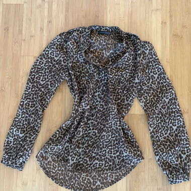 Leopard Print Blouse