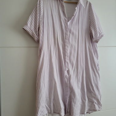 Abito camicia a righe Pieces