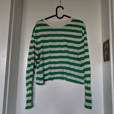 T-shirt à manches longues rayé