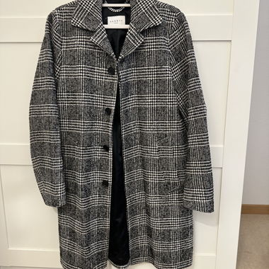Sandro Paris Checked Coat