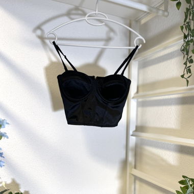Bustier Top mit verstellbaren Trägern – S