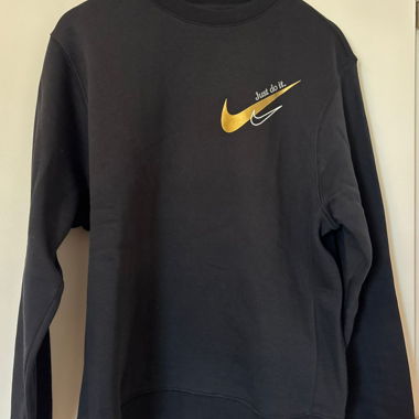 Felpa nera Nike