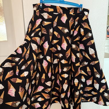 Sommer Rock mit seltenem Print