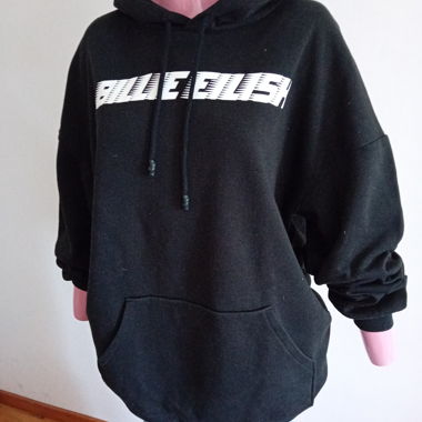 Hoodie, M, schwarz, Billie Eilish