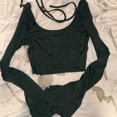 Crop top grün 