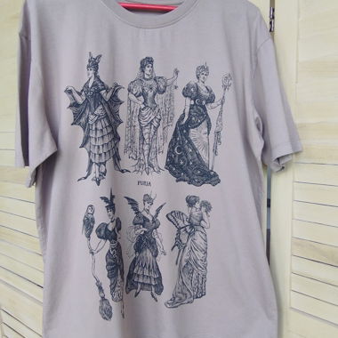 T-shirt mit Gothic Print