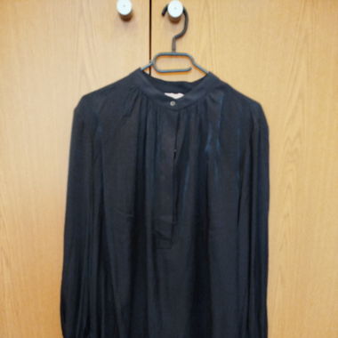 Chemise noire satinée H&M M