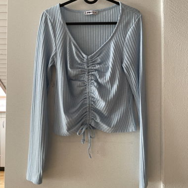 Langarm Shirt babyblau