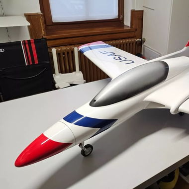 Xcalibur im Thunderbird Design mit JetCat P 100 RX