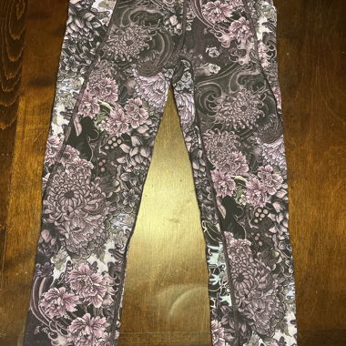 Leggings à motifs floraux