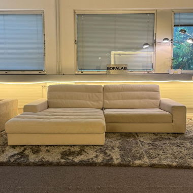 Kawola Lana Corner Sofa Light Grey by Home 24