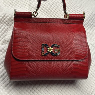 Borsa a mano in pelle Dolce & Gabanna Sicily