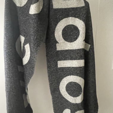 Acne Studios Scarf black/grey 