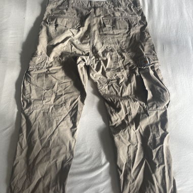 Beige Cargo Pants