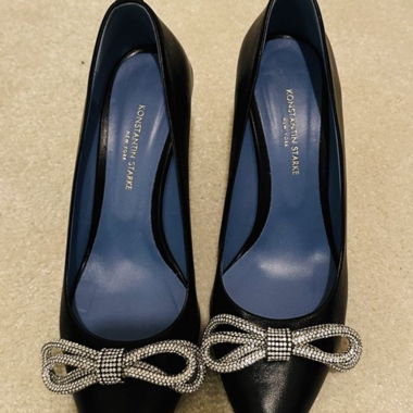 Konstantin Starke black bow high heels 41
