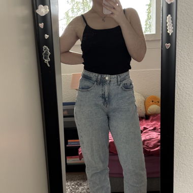High rise mom jeans