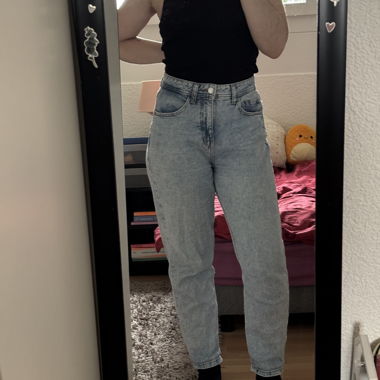 High rise mom jeans