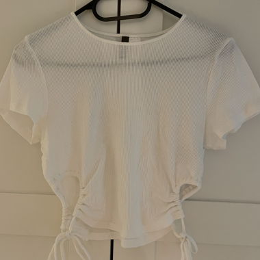 Crop Top blanc / Crop Top weiß