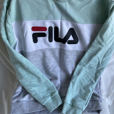 Fila Sweatshirt Türkis/Grau Gr. S