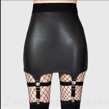 Minigonna in pelle PU Killstar
