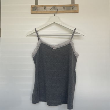 Top Canotta Grigio