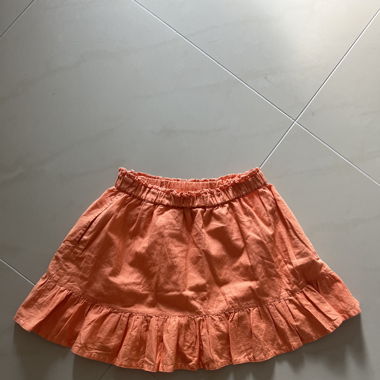 Orangenfarbenes Skirt 