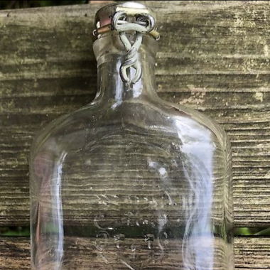 J. & F. Martell Cognac Flasche Antiquität, Rar!! 