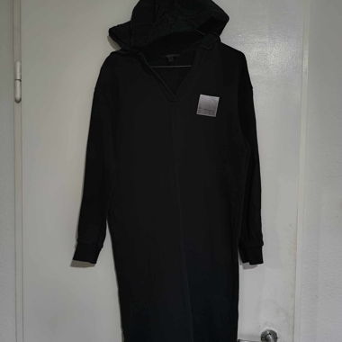 Armani Exchange Langes Kapuzenkleid