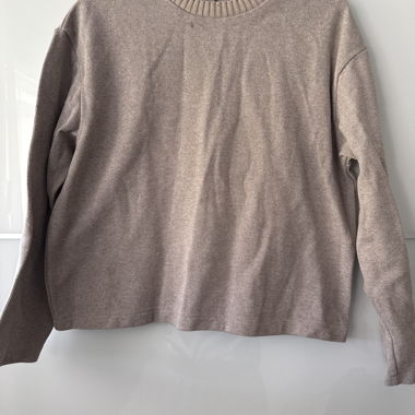 Beige knit sweater