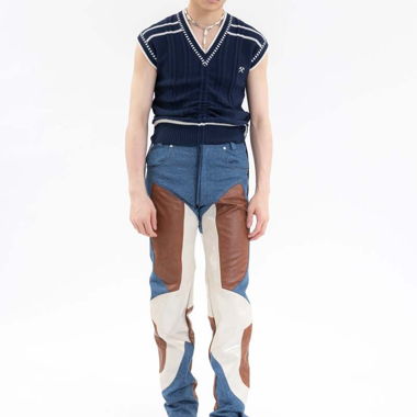 GmbH Vinyl Patchwork Jeans