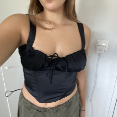 black corset top