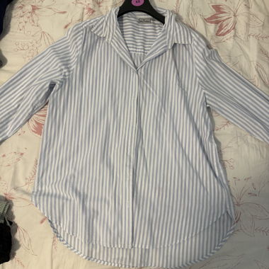 Camicia button-up a righe XS