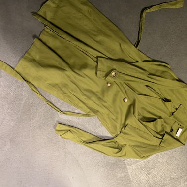 Trench coat verde S