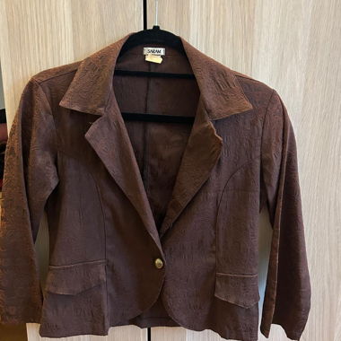 Blazer marron court