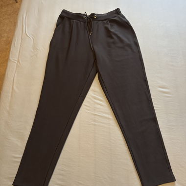 Dark grey drawstring joggers