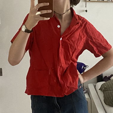 Vintage Leinen Top