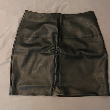 Leder Rock / Schwarz 