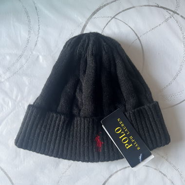 Bonnet Ralph Lauren noir. 