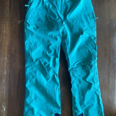 Salomon-Skischuhe? Turquoise Salomon Skihose M