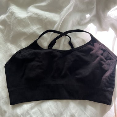 Bralette sportiva nera