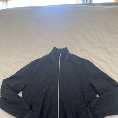 Track jacket couleur raw denim 