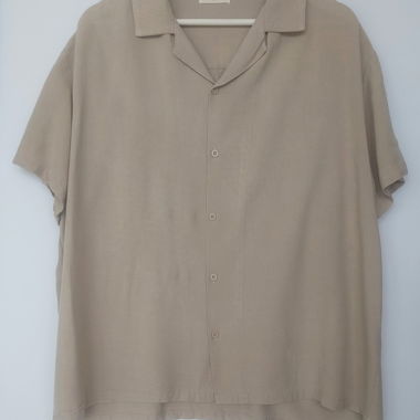 Beige viscose shirt